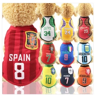 (B14)เสื้อพิมพ์ลาย สำหรับสัตว์เลี้ยง (*พร้อมส่งจากไทย!!*) ผ้าบางเบา สีสดใส