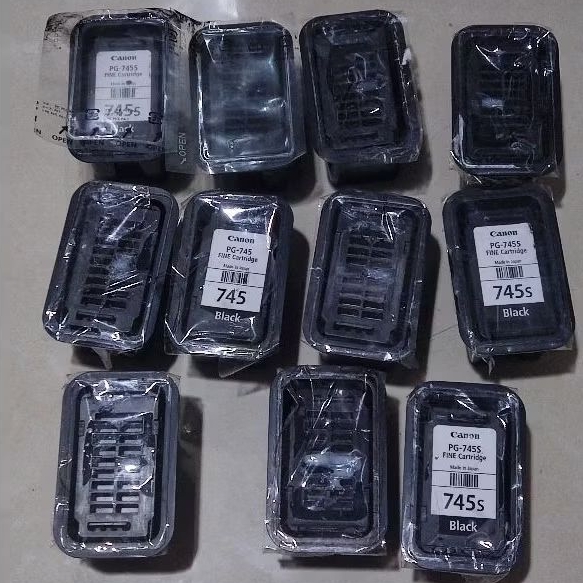 ตลับหมึก Canon สีดำ Ts207 ts307 PG-745 745s 746 เจาะรู เติมหมึกให้แล้ว