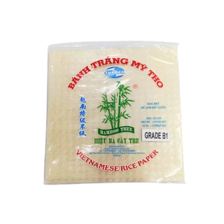Bamboo Tree ใบเมี่ยงญวน แผ่นแป้งเวียดนาม แผ่นสี่เหลี่ยม เกรดB1 22cm 340g (1ห่อ)