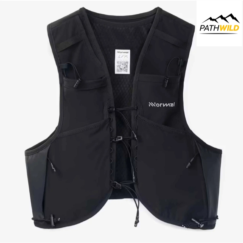 NNORMAL RACE VEST 5L V2 เป้น้ำ แบบยูนิเซ็กซ์ พร้อมขวดนิ่ม 2 ใบ ทนทาน น้ำหนักเบา กระชับ เหมาะกับทุกสภ