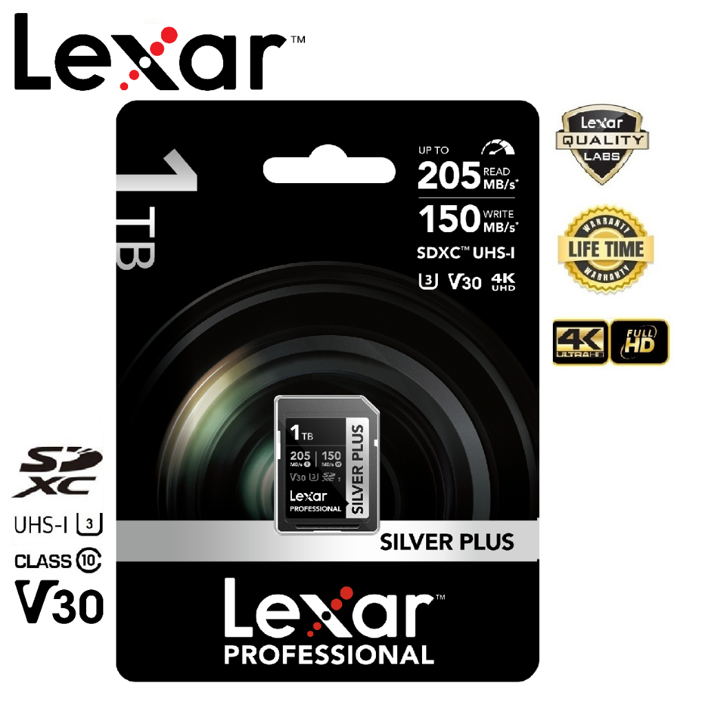 Lexar 1TB SDXC Professional Silver Plus