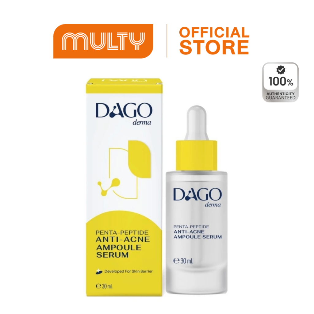 Dagoderma Penta Peptide Anti Acne Ampoule Serum 30 ml.