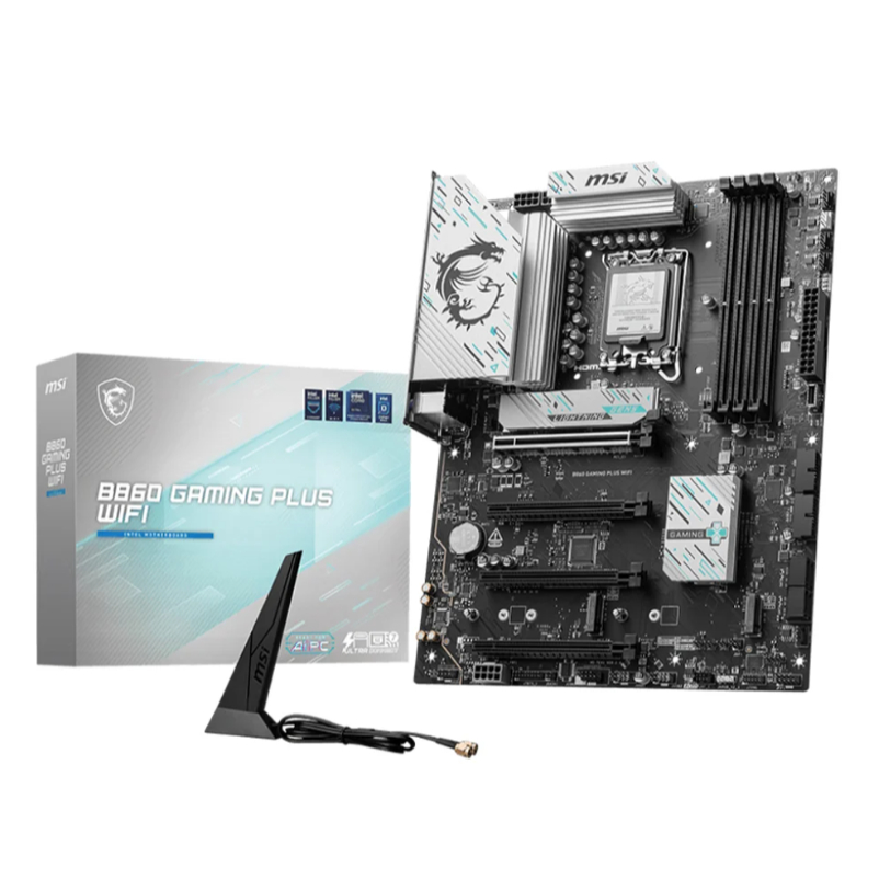 MAINBOARD MSI B860 GAMING PLUS WIFI (INTEL SOCKET 1851 DDR5 ATX)