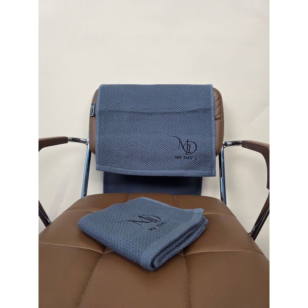 My Day 1 ผ้าเช็ดผม รังผึ้ง สีเทา 32*72 cm Size S