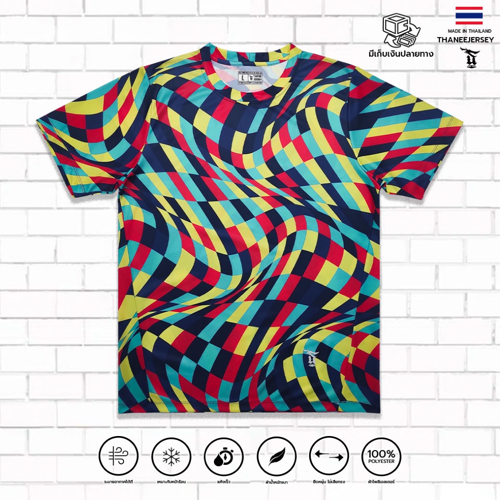 เสื้อกีฬา เสื้อแขนสั้น RIOTS VARIETY มีไซส์ใหญ่