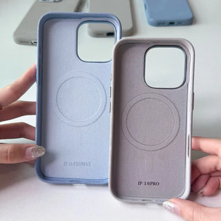 [i17] พร้อมส่ง🧵🪡 T5S191 เคสผ้าแม่เหล็ก เคสชาร์จไร้สาย เคสแข็งหุ้มผ้า เคสไอโฟน สำหรับ iPhone case12-16Plus,17Pro,17Promax