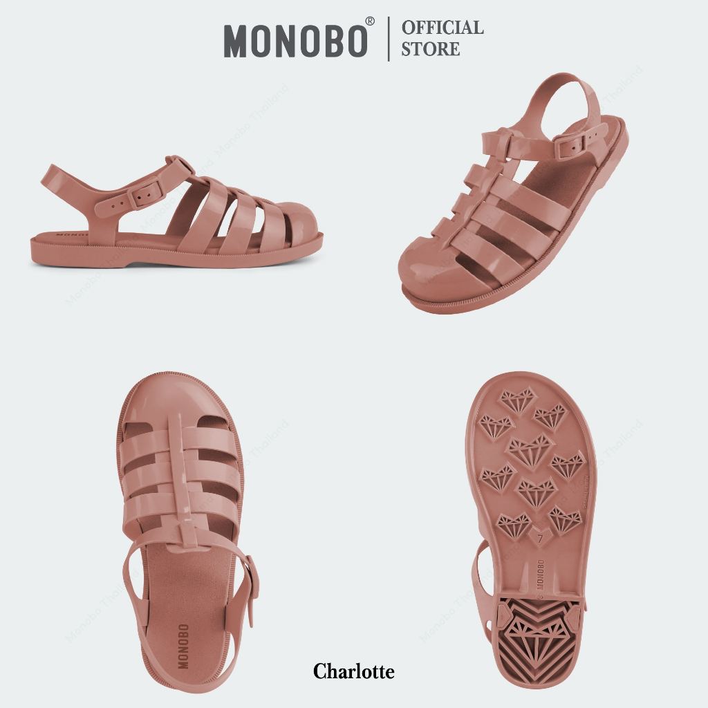 MONOBO รุ่น Charlotte รองเท้ารัดข้อ ของแท้ 100%