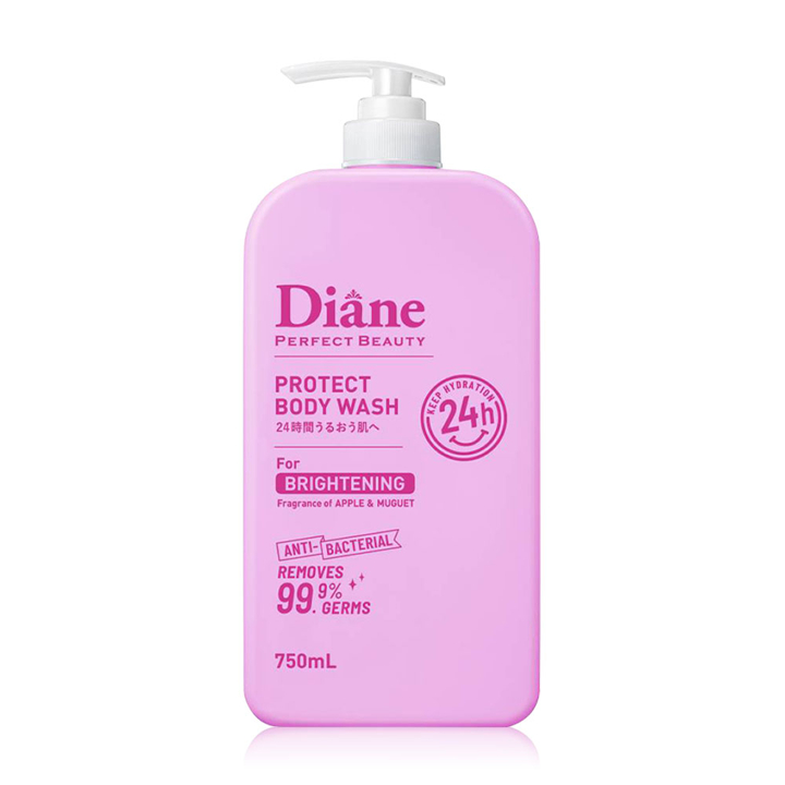 Moist Diane Protect Body Wash Brightening 750ml. มอยส์ ไดแอน ครีมอาบน้ำสูตรผิวกระจ่างใสกลิ่นเกรปฟรุต