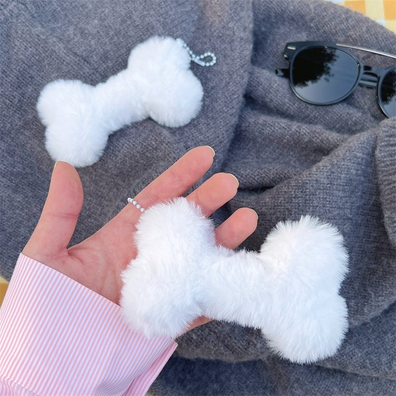 จี้พวงกุญแจของเล่นตุ๊กตา ของเล่นตุ๊กตากระดูกสีขาวน่ารัก ตกแต่งคีย์กระเป๋าเป้สะพายหลัง - รูปที่ 2