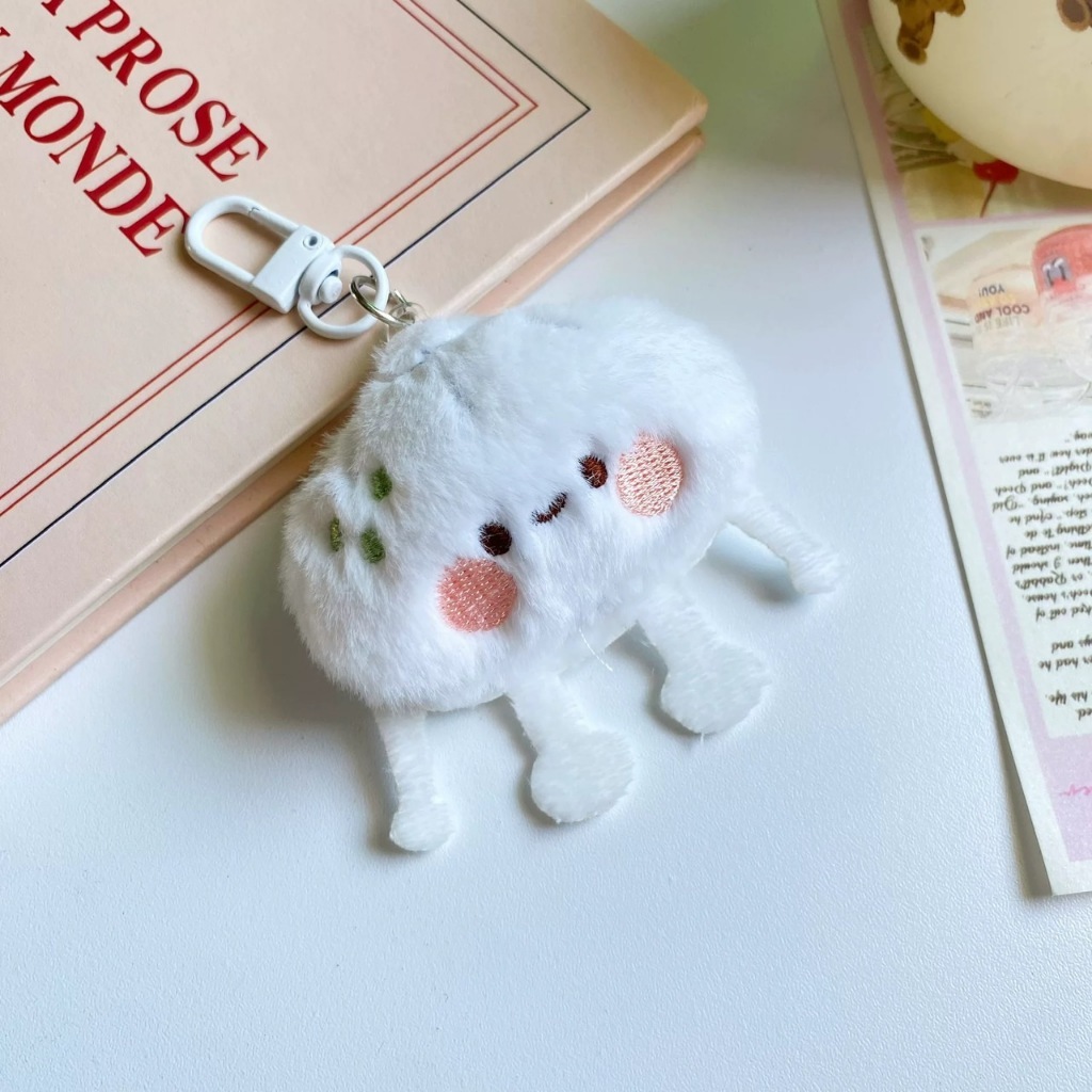 uyongit พวงกุญแจตุ๊กตา ที่ห้อยกระเป๋า ตุ๊กตาแมว ขนมปัง ซูชิ จี้ห้องกระเป๋า Duck Q-210 - รูปที่ 7