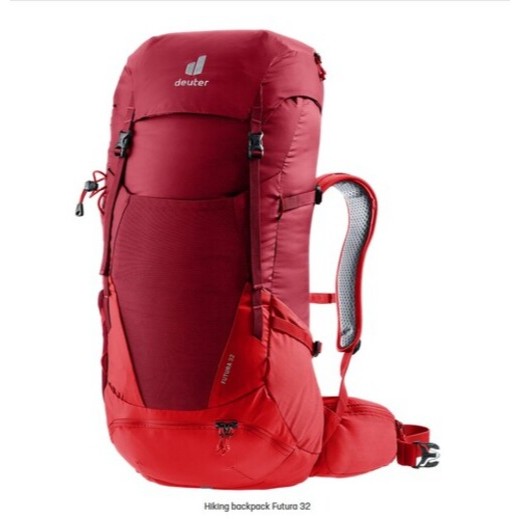 เป้ deuter รุ่น Futura 32 โลโก้ใหม่​ ปี 2025 สีแดง Masala Cherry