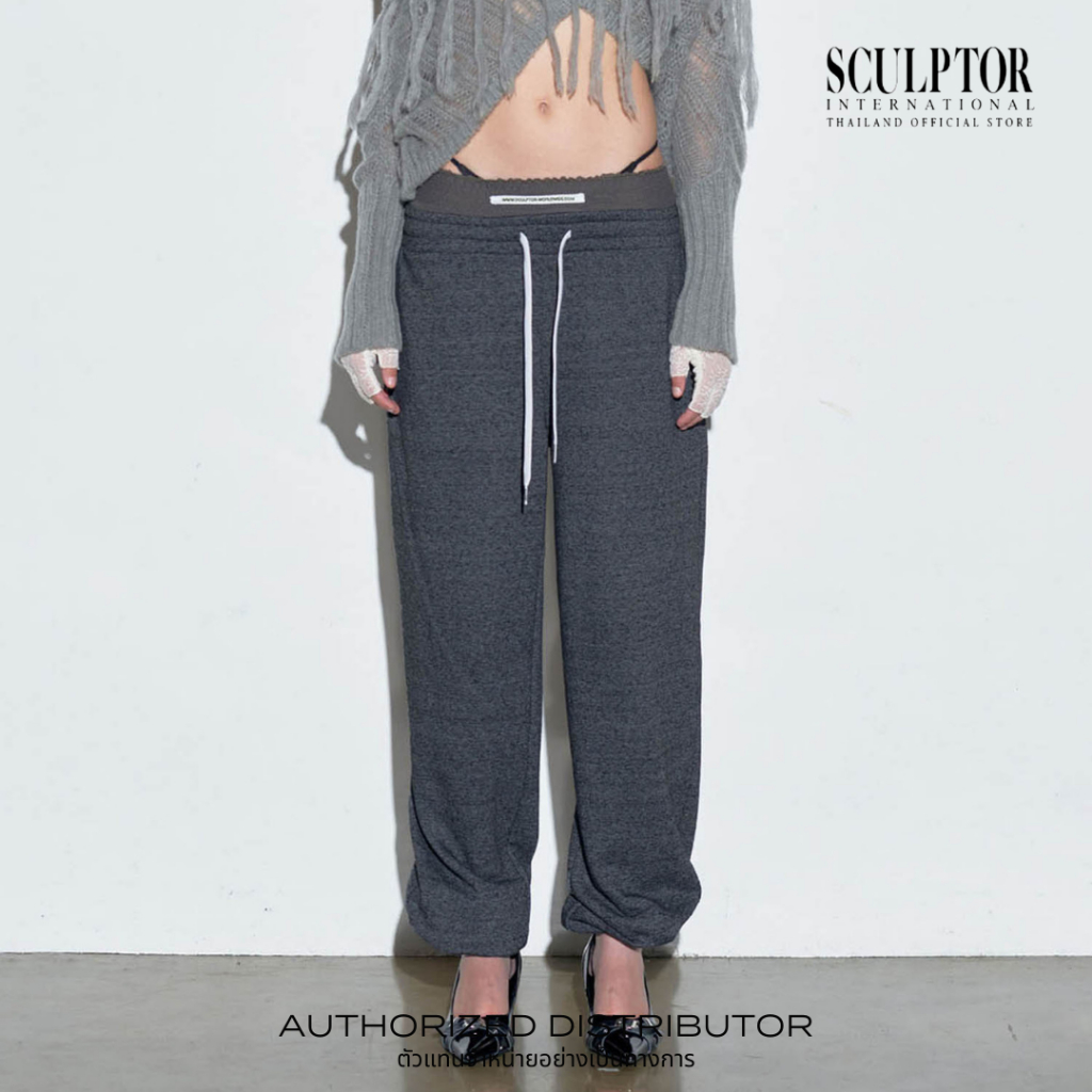 SCULPTOR® กางเกง Trunk Layered Jogger Pants