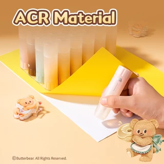 (ฺButterBear X Deli) กาว กาวแท่งใส กาวติดกระดาษ กาวNusign แพ็ค 1 แท่ง ลายน้องหมีเนย บัตเตอร์แบร์ (8g/15g/21g)
