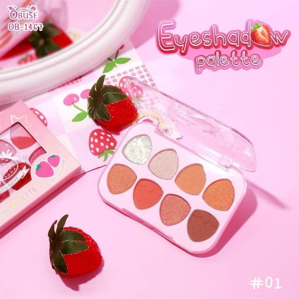 OB-1467 อายแชโดว์ โอบิวซ์ Obuse 8 Colors Eyeshadow Palette