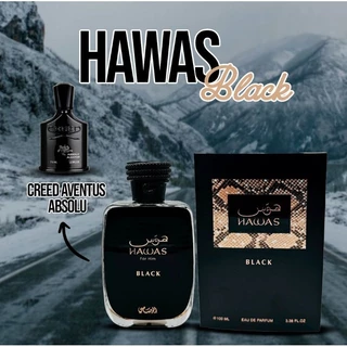 Hawas Black EDP By Rasasi 100ml แท้💯 (ขวดดำ)