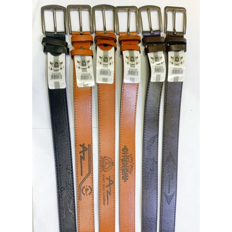 เข็มขัดแฟชั่น  แบบหัวเจาะ เข็มขัดผู้ชาย **คละลาย** (40258)