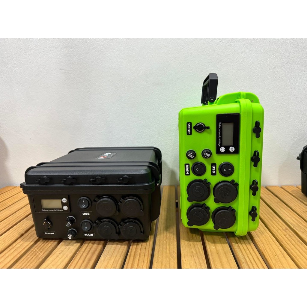 Power box ระบบ 12V ไม่รวมแบต(เลือกสีกล่องก่อนสั่งซื้อ)