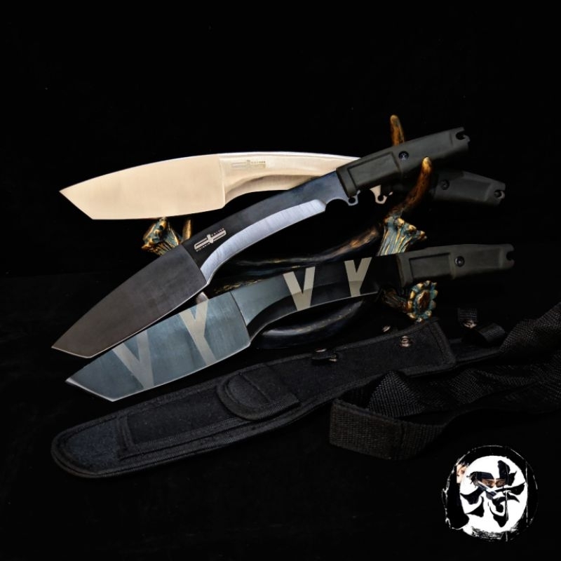 มีดเดินป่า​ (สำเนา)​มีดพร้า Tactical Machete รุ่น Extreme Force Extrema Ratio KH​ วัสดุ​ใบ​:7Cr17Mov​