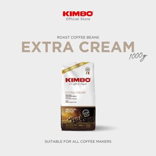 KIMBO EXTRA CREAM ROAST COFFEE BEANS เมล็ดกาเเฟเเท้คั่ว คิมโ…