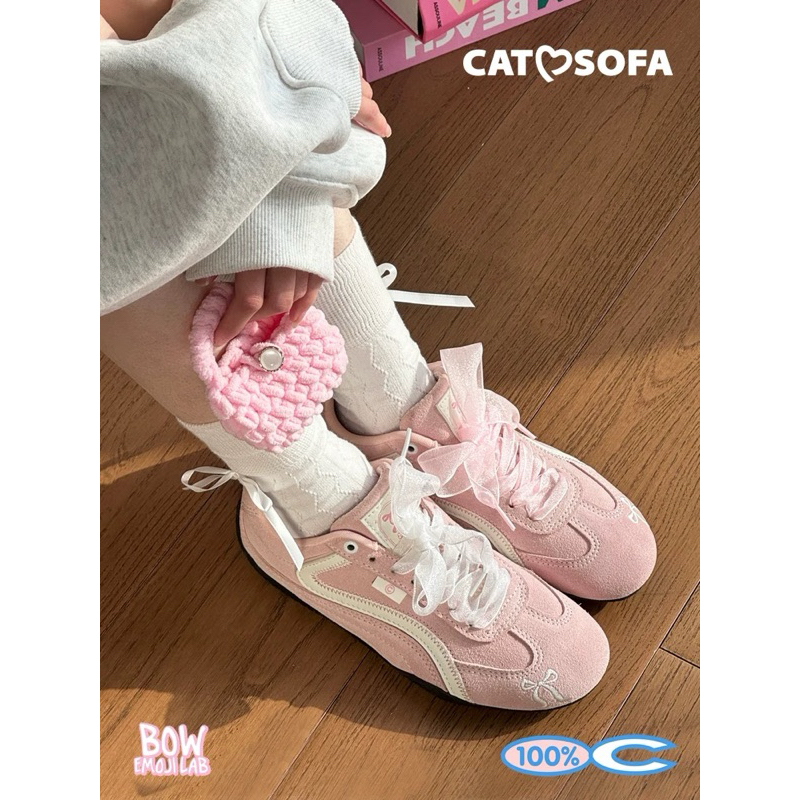 Pre-order 📍✈️15-20 รองเท้า cat&sofa 🐈‍⬛🛋️ Pink  🎀