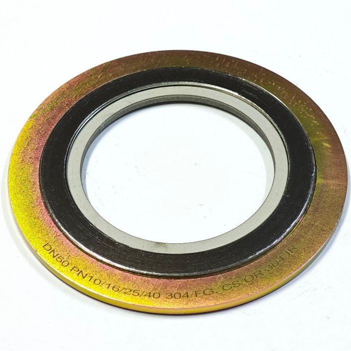 Spiral Wound Gasket ปะเก็นเหล็กPN10/16/25/40 CS/OR 304/IR ขนาด(1/2"-4")ปะเก็นทนความร้อน ท่อแรงดันสูง