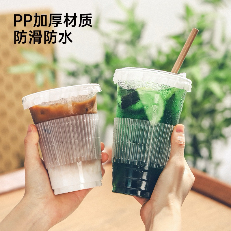 พร้อมส่ง ปลอกแก้วซิลิโคนมี2 ขนาดแพ๊ค50 ชิ้น