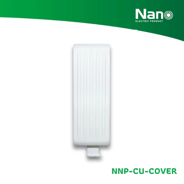 NANO แผ่นปิดตู้คอนซูมเมอร์ Nano plus ขนาด 1 ช่อง (สีขาว) (1 ชิ้น/กล่อง) รุ่น NNP-CU-COVER