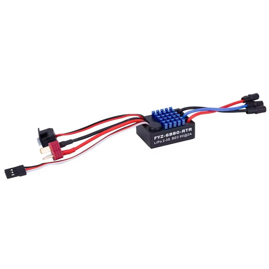 (สินค้าในไทย) สปีดคอนโทรล ESC ขนาด 35a     แบบไร้แปรงถ่าน สำหรับ รถบังคับ 1/18 1/16 1/14