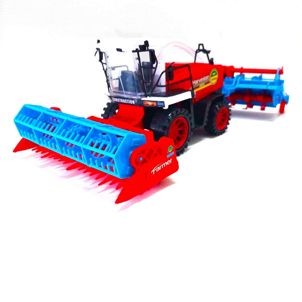 รถเกี่ยวข้าว มีหาง คันใหญ่ สินค้า ตรงปก พร้อมสง รับรอง ไม่ผิดหวัง รถเด็กเล่น รถของเล่น 0488
