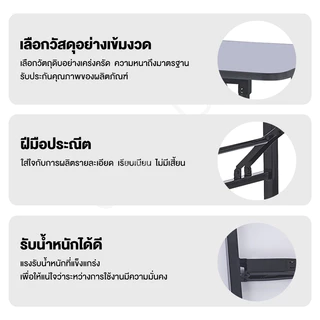 Owens💥โต๊ะพับ 120/100/80CM โต๊ะพับอเนกประสงค์ ไม่ต้องประกอบ พกพาสะดวก พับเก็บได้สะดวก แบริ่งน้ำหนัก 200KG