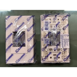 CHANG หน้ากากเบรกเกอร์ ฝัง ขาว BF-42 ของแท้พร้อมส่ง