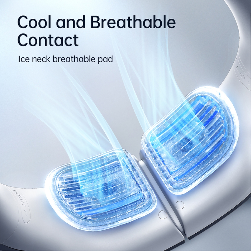 Jisulife Pro1 Bladeless Neck Fan Grey พัดลมไร้สายแบบคล้องคอ - รูปที่ 2