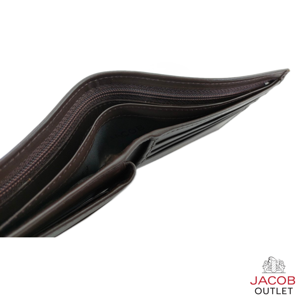 JACOB กระเป๋าสตางค์ชาย ช่องธนบัตรแบบมีซิป - รุ่น 21245