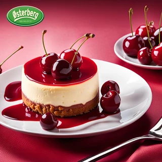 OSTERBERG ฟรุตท็อปปิ้งและฟิลลิ่งเชอร์รี่ 35% 620g | Cherry Fruit Topping & Filling