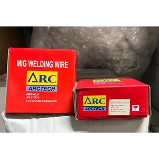 ARCTECH ลวดเชื่อม MIG FLUXCORE เชื่อมสแตนเลสไม่ต้องใช้แก๊ส Co2 ขนาด 0.8 mm. 1KG. ARCTECH
