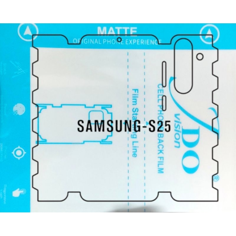ฟิล์มกันรอยด้าน  ใส Samsung ฟิล์มไฮโดรเจล Hydrogelรอบตัวเครื่อง 360 องศา แบบ Full Body ฟิล์มด้าน JDO