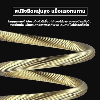 ERORO ฟิตเทป อุปกรณ์ไกด์สายไฟฟ้า Fish Tape ความยาว 5/10/15/20/25/30 สีทอง สำหรับช่างไฟ