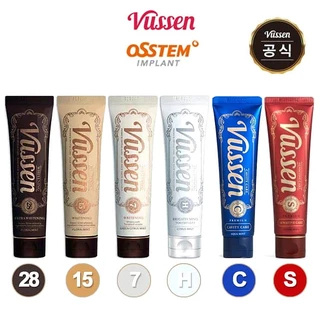 VUSSEN WHITENING TOOTHPASTE ของแท้ ยาสีฟัน ฟันขาว ยาสีฟันเกาหลี ลดคราบเหลือง หอมสดชื่น