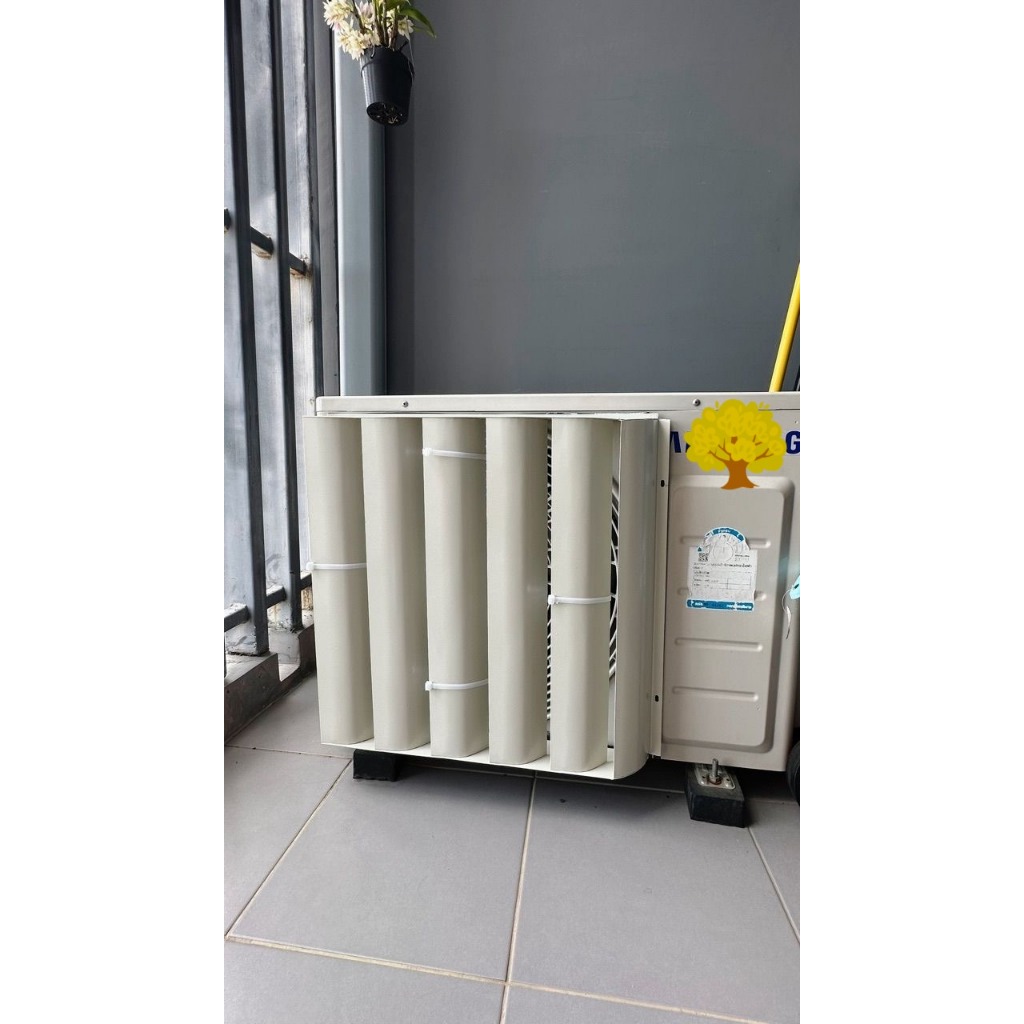 กริลแอร์แผ่นปรับทิศทางลม  แอร์บ้าน คอนโด ขนาดวัดขอบใน.50x50.cm - รูปที่ 4