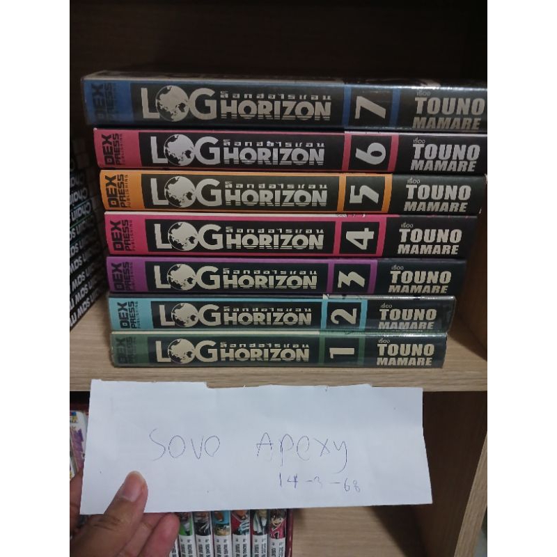 นิยาย Log horizon เล่ม1-7  มือ2