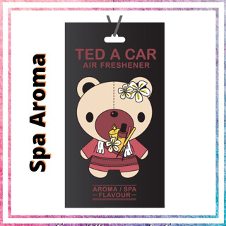 Ted a car : Spa แผ่นน้ำหอมปรับอากาศหมี เท็ดอะคาร์ กลิ่นสปาอโ…