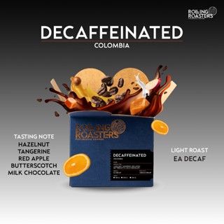 Rolling Roasters เมล็ดกาแฟคั่วกลาง COLOMBIA DECAFFEINATED ขน…