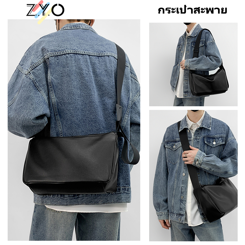✨Z.YOOO✨ สไตล์เกาหลี แฟชั่นมา สามารถปรับได้ ป้องกันน้ํา จุของได้เยอะ สะพายข้าง กระเป๋าสะพายไหล่ กระเป๋าแฟชั่น