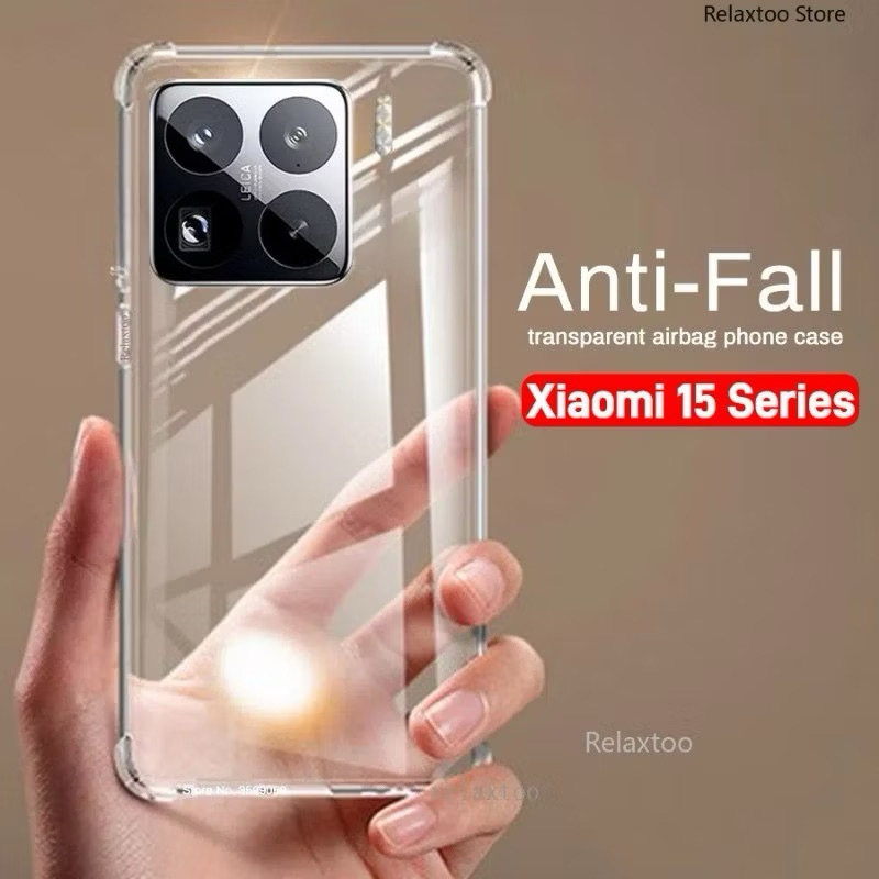 เคสใสกันกระแทกคลุมกล้อง สำหรับรุ่น Xiaomi Mi15 Xiaomi Mi15pro Xiaomi Mi15Ultra