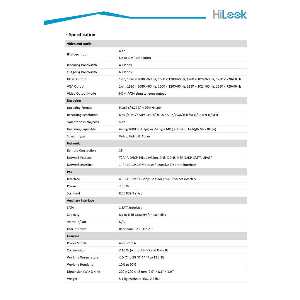 HiLook ชุดกล้องวงจรปิด8ตัว รุ่น IPC-B140HA-LUFSL ฟังเสียงและพูดโต้ตอบได้ ภาพสี24ชม.ภาพคมชัด ไม่ต้องเดินสายไฟ ติดตั้งง่าย