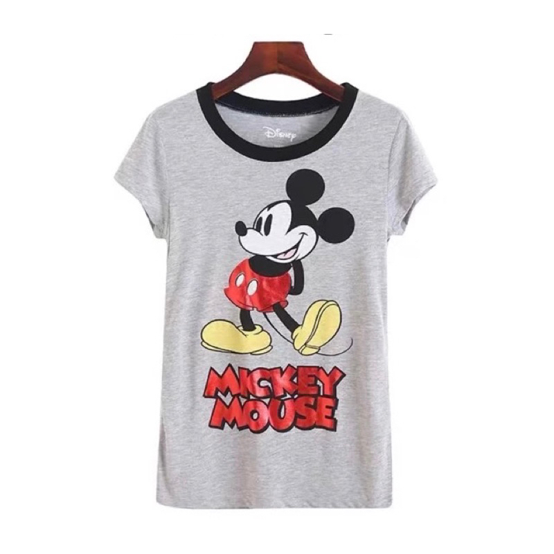 เสื้อยืด ดิสนีย์ สกรีน ลาย Mickey mouse 🐾 งานDISNEY แท้ 💯%(TS071)