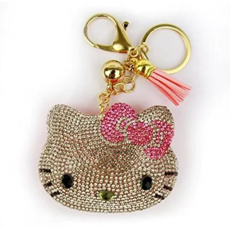 🇯🇵 พวงกุญแจ kitty Sanrio แท้ แบบแม่ชม จากญี่ปุ่น น่ารักมากก คิตตี้เพรชล้วน พวงกุญแจ คิตตี้เพชร Kitty Sanrio Japan