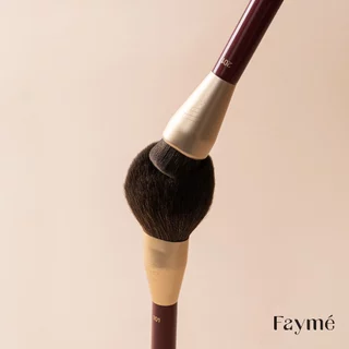 Fayme แปรงรองพื้น เฟย์เม่ ลงรองพื้น คุชชั่น ทรงกลม ขนแน่นนุ่ม เนียนไม่เป็นเส้น แปรงพรีเมี่ยม (201)
