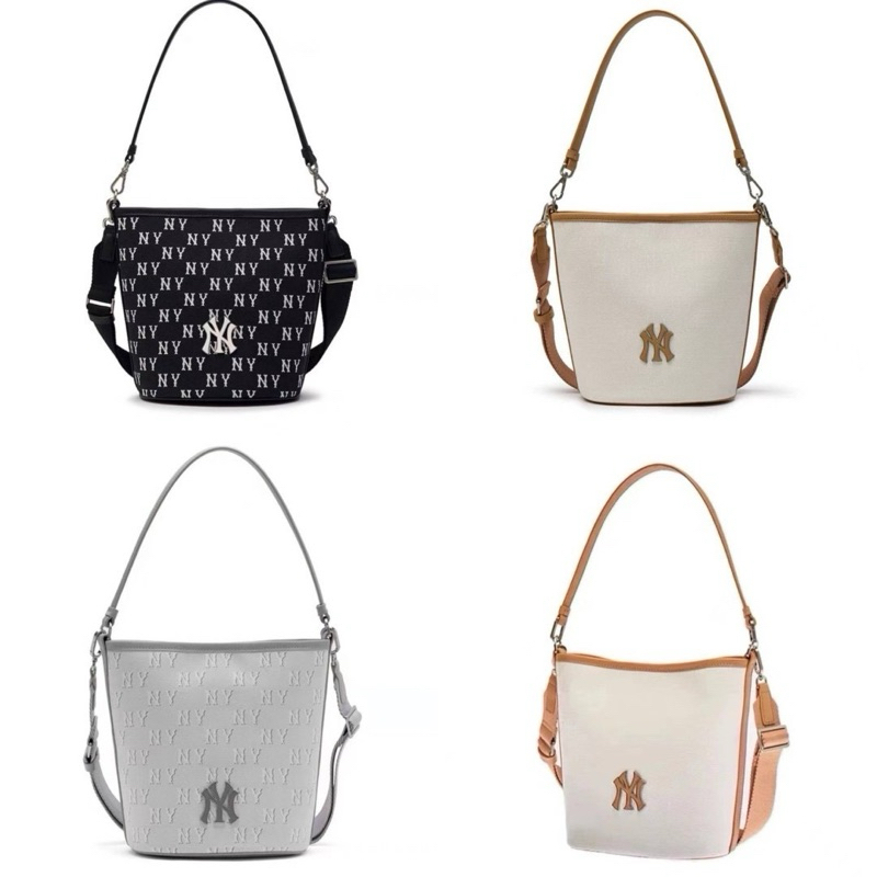 กระเป๋าถือ Ny ทรงถัง bucket bag รุ่นใหม่ล่าสุด มี 3 สี มาพร้อมสายยาว