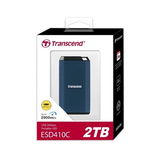 Transcend รุ่นใหม่ External SSD 1TB/ 2TB /4TB : #ESD410C - TS1TESD410C TS2TESD410C TS4TESD410C
